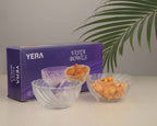 YERA Vista Glass Bowl B12CF, 345ml – Multipurpose Serving & Salad Bowl