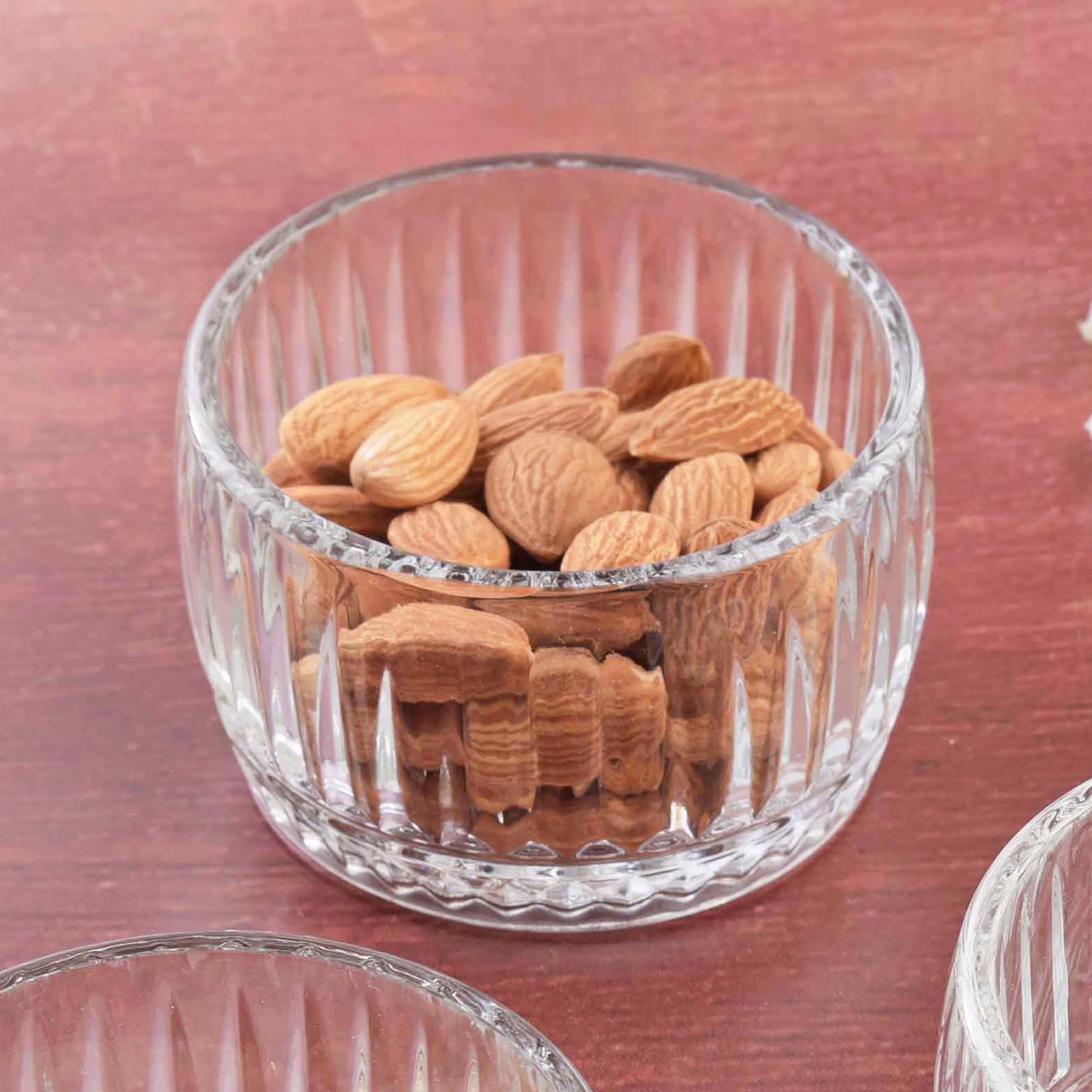 YERA Celine Glass Bowl Set B5RIB – Elegant Pudding & Snack Bowls