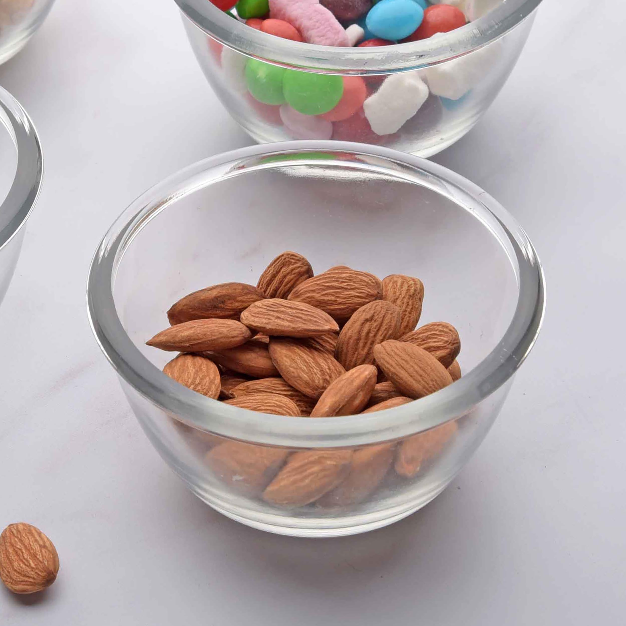 YERA Lumino Glass Bowl B6FL, 170ml, Set of 6 Pack – Dessert & Snack Bowls
