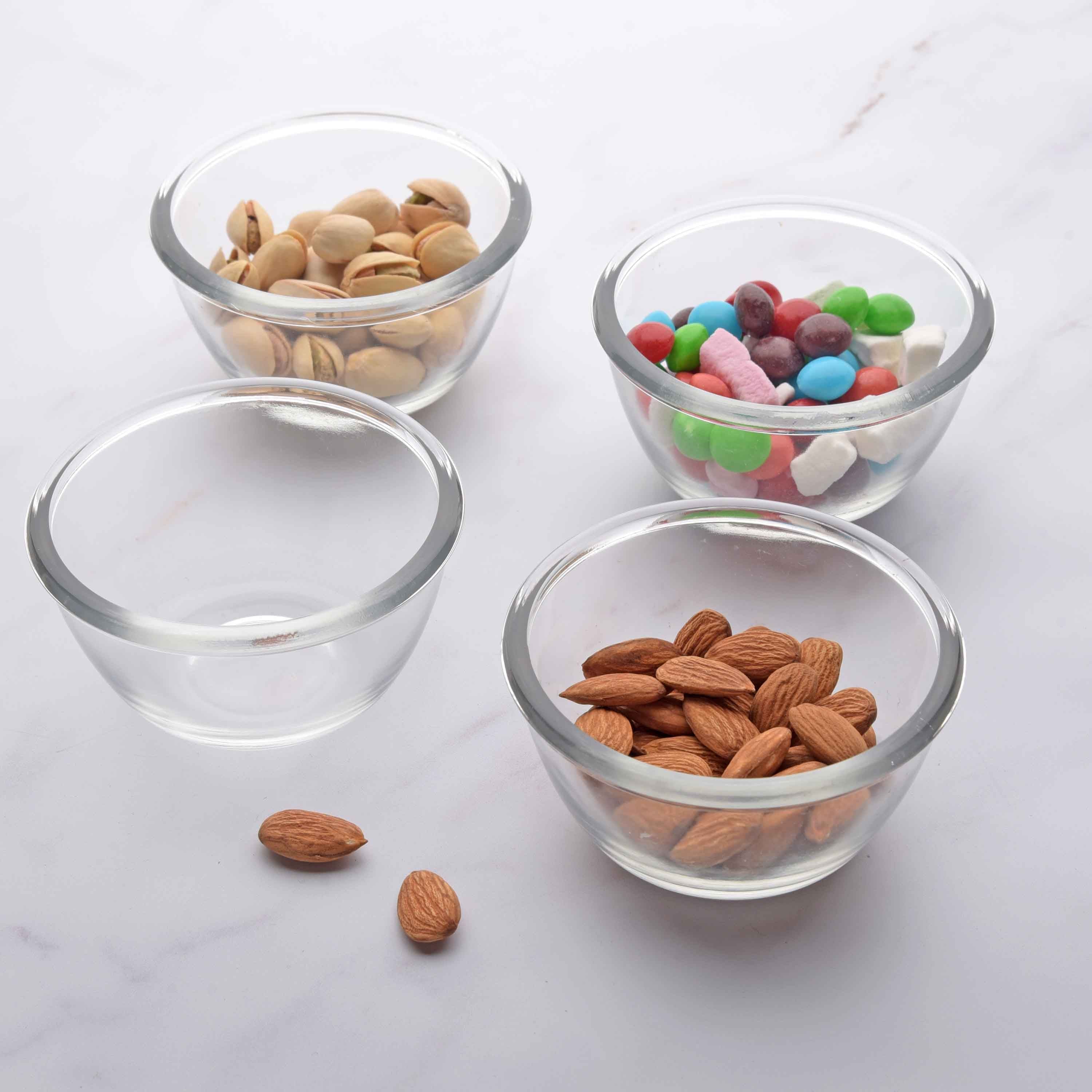 YERA Lumino Glass Bowl B6FL, 170ml, Set of 6 Pack – Dessert & Snack Bowls