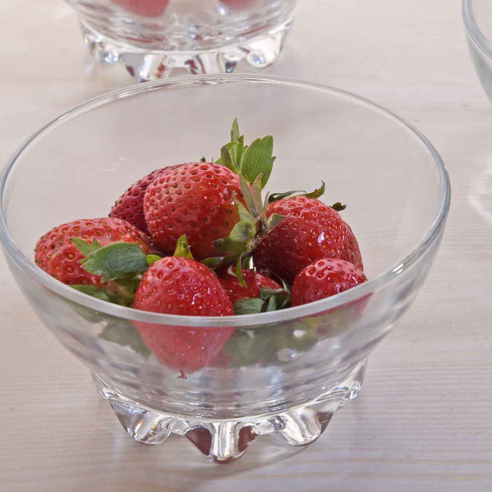 YERA Emerald Glass Bowl B8AD, 245ml, Set of 6 Pack – Premium Serving & Dessert Bowls