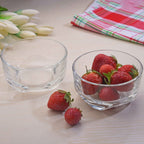 YERA Venezia Glass Bowl B8BT, 225ml, Set of 6 Pack – Elegant Dessert Serving Bowls