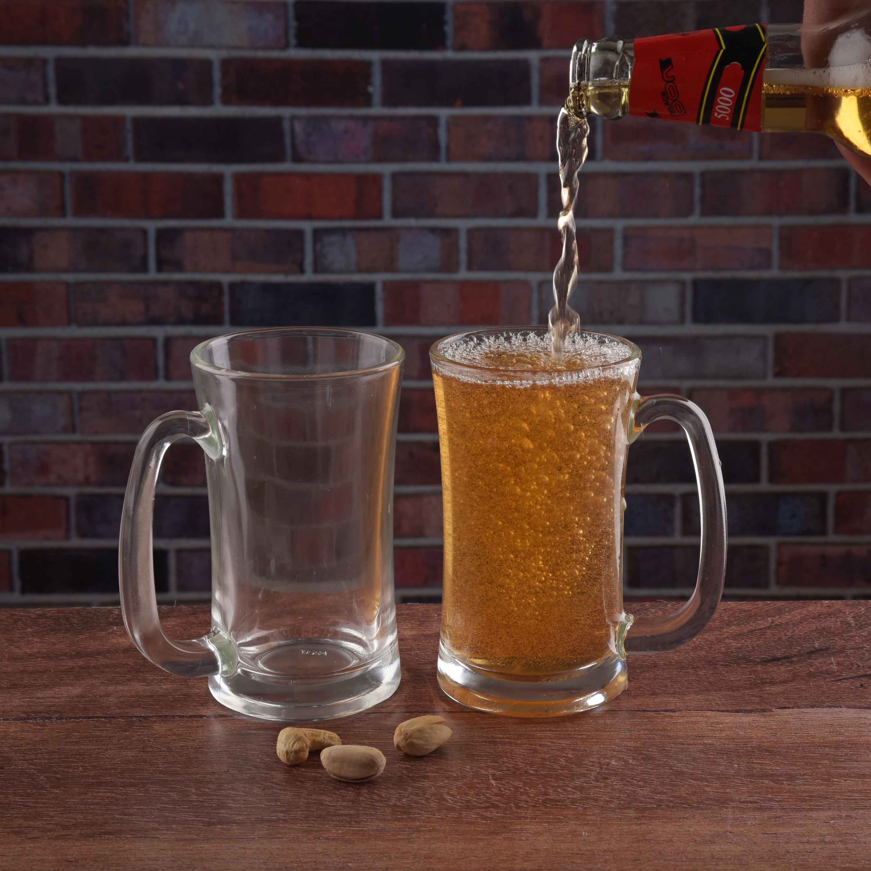 YERA Stylo Glass Mug BM350, 350ml, Set of 2/6 Pack