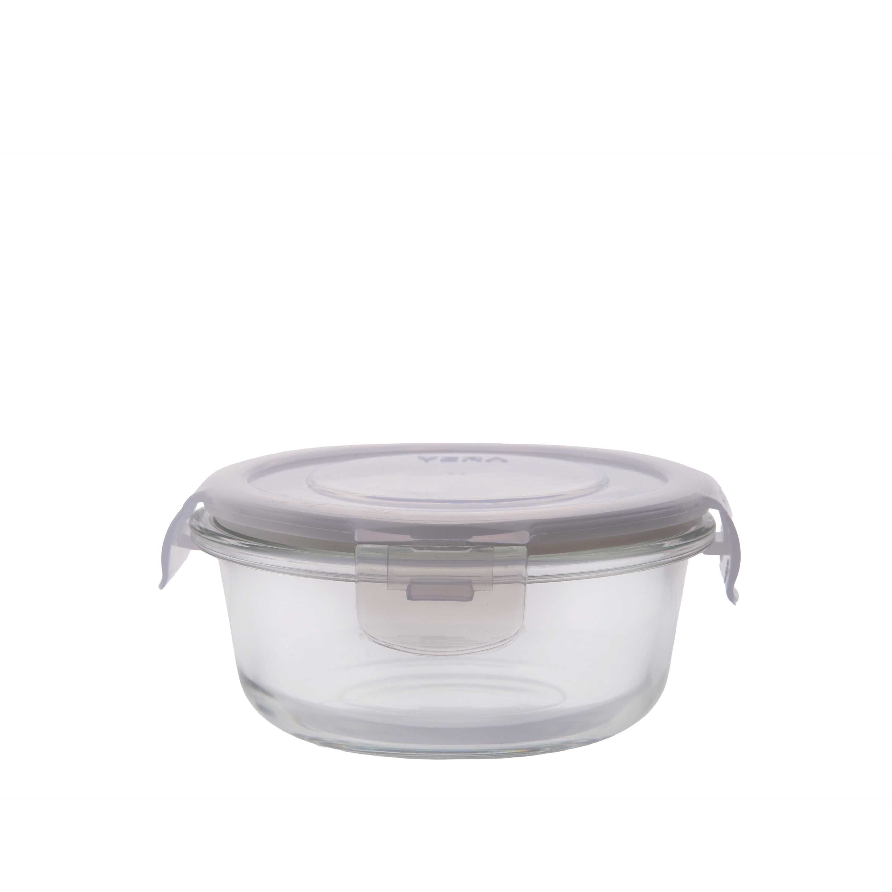 YERA Lunch Lock Glass Bowl BS375, 370ml – Airtight Food & Dessert Storage Bowl