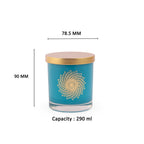 YERA Florence Glass Jar TS10HB, 290ml, Set of 2 Pack