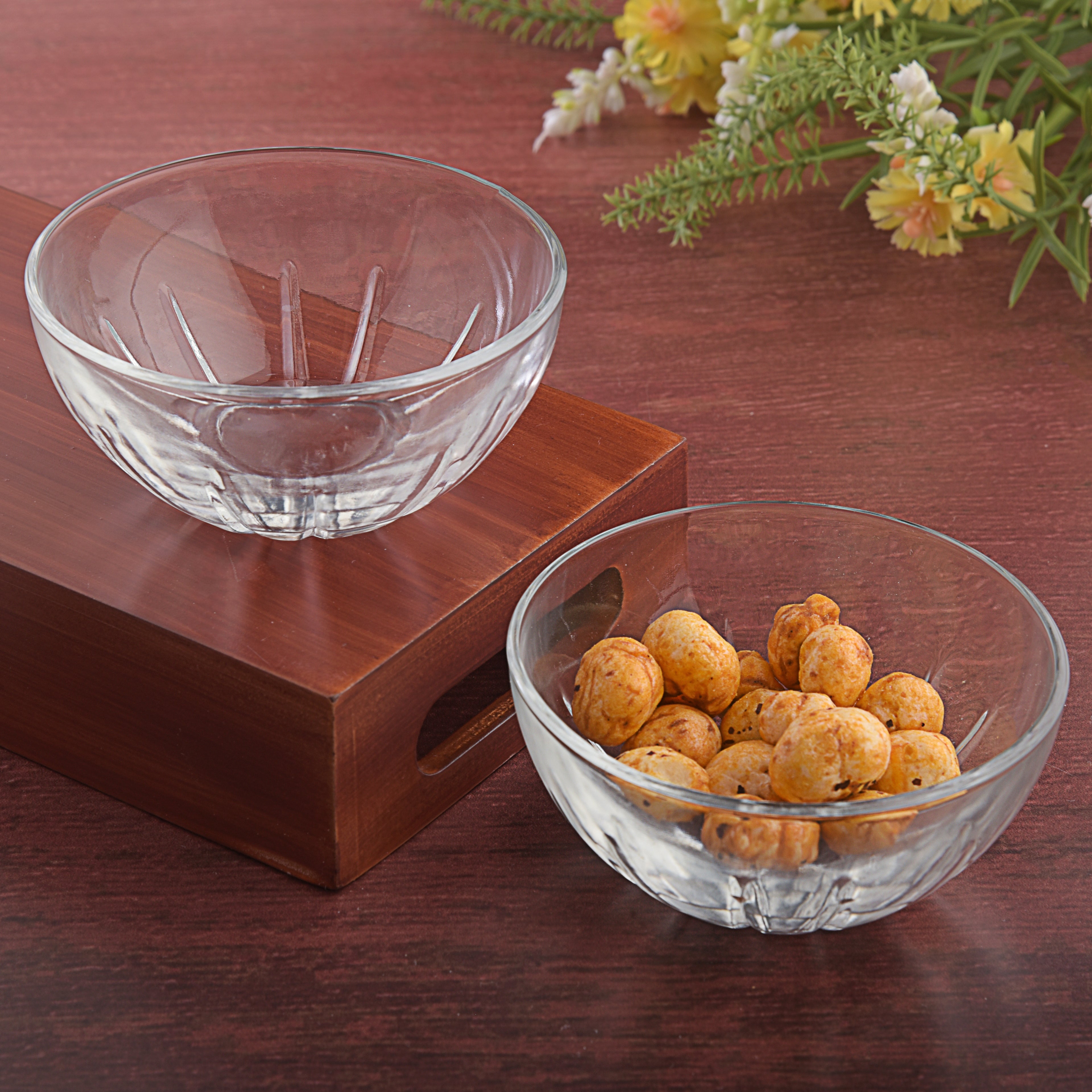 YERA Yanci Glass Bowl B5AC, 170ml, Set of 6 Pack – Designer Dessert Bowls