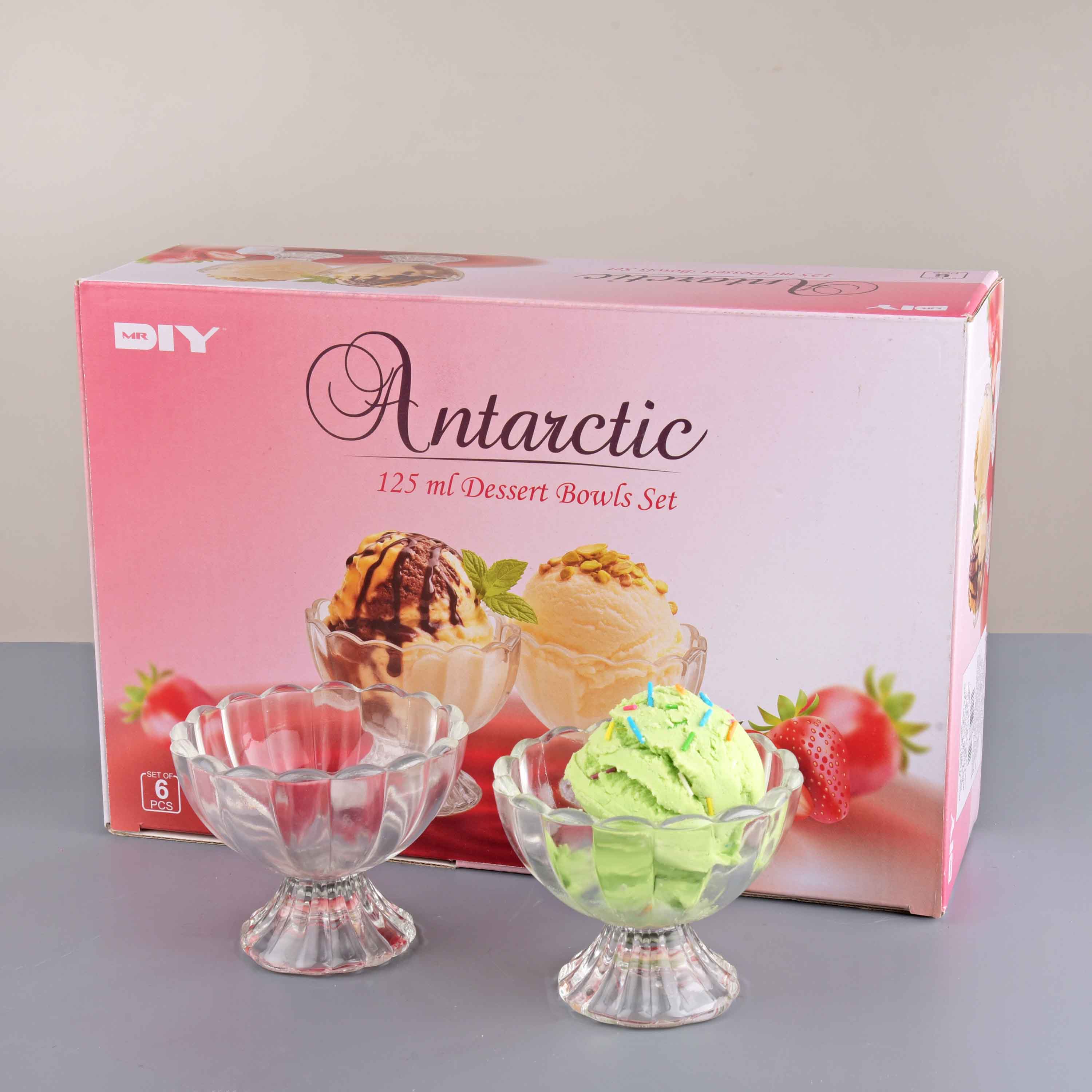 YERA Antarctic Glass Ice Cream Bowl IC4IF – Dessert & Ice Cream Serving Bowl