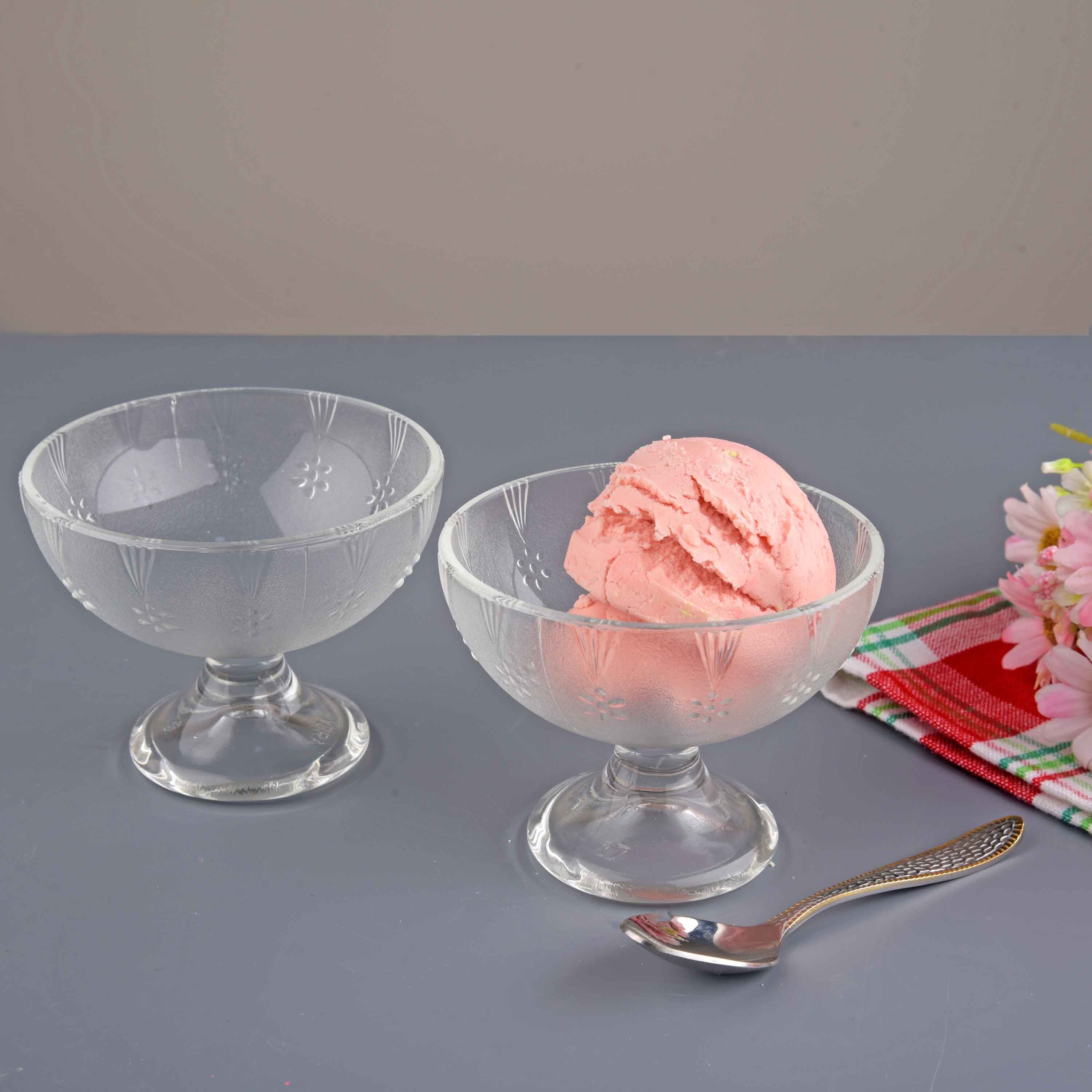 YERA Alaska Glass Ice Cream Bowl IC5FD, 140ml – Stylish Ice Cream & Sweet Bowl