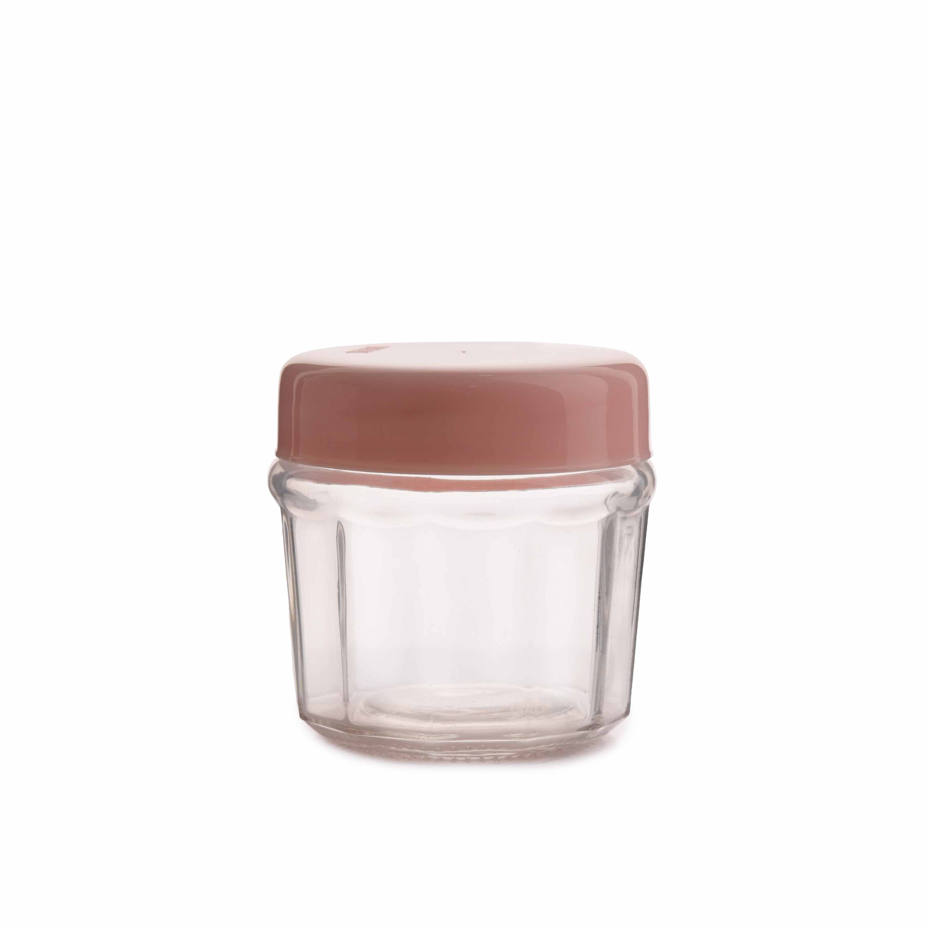 YERA Shell Glass Storage Jar ICF 320-215, 320ml, Set of 2 Pack – Airtight Kitchen Storage Jar