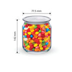 YERA Prima Evita-500 Glass Jar, 470ml, Set of 2 – Airtight Kitchen Storage Jars