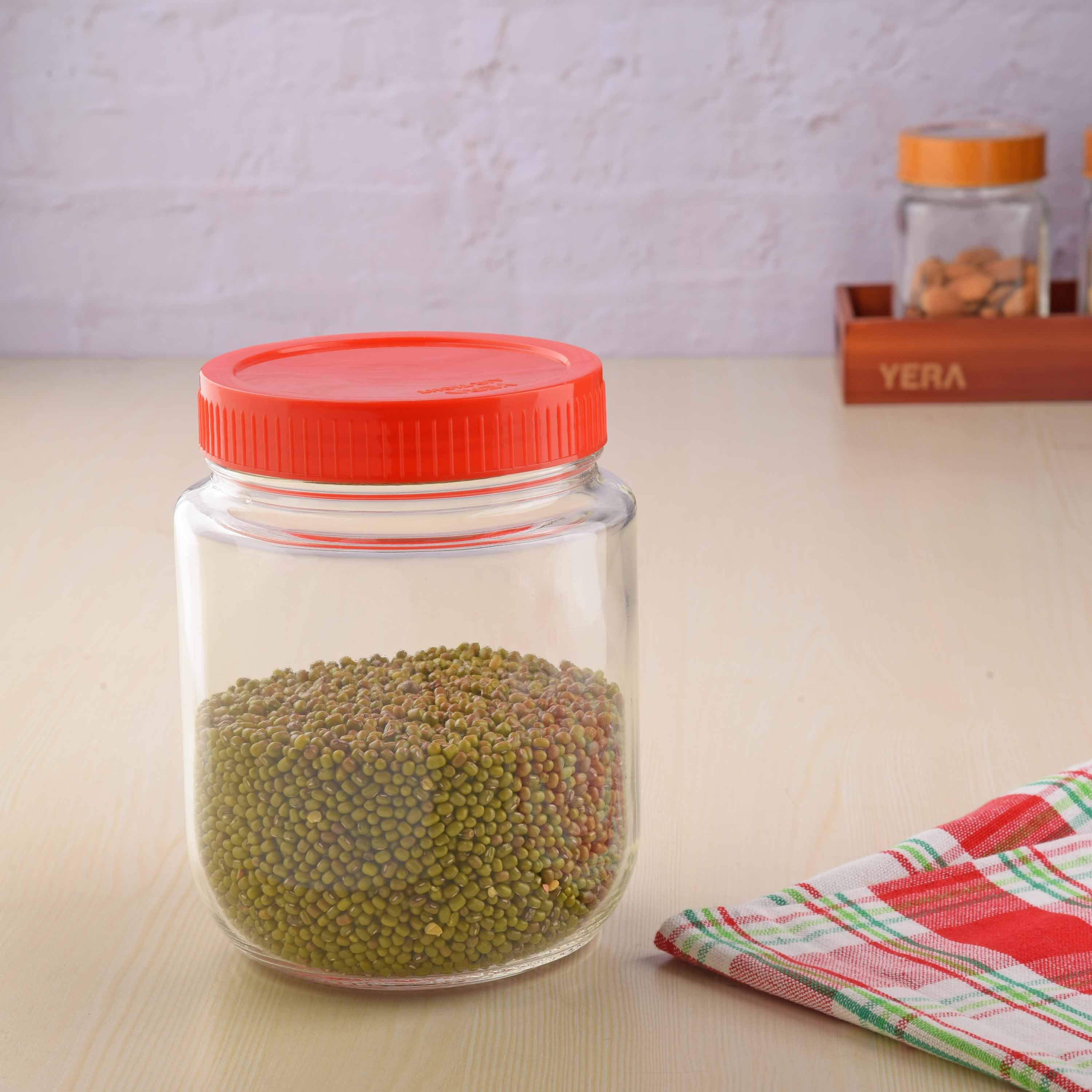 YERA Aahar Glass Storage Jars JR-1.5, 1830ml