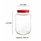 YERA Aahar Glass Storage Jars JR-2, 2425ml