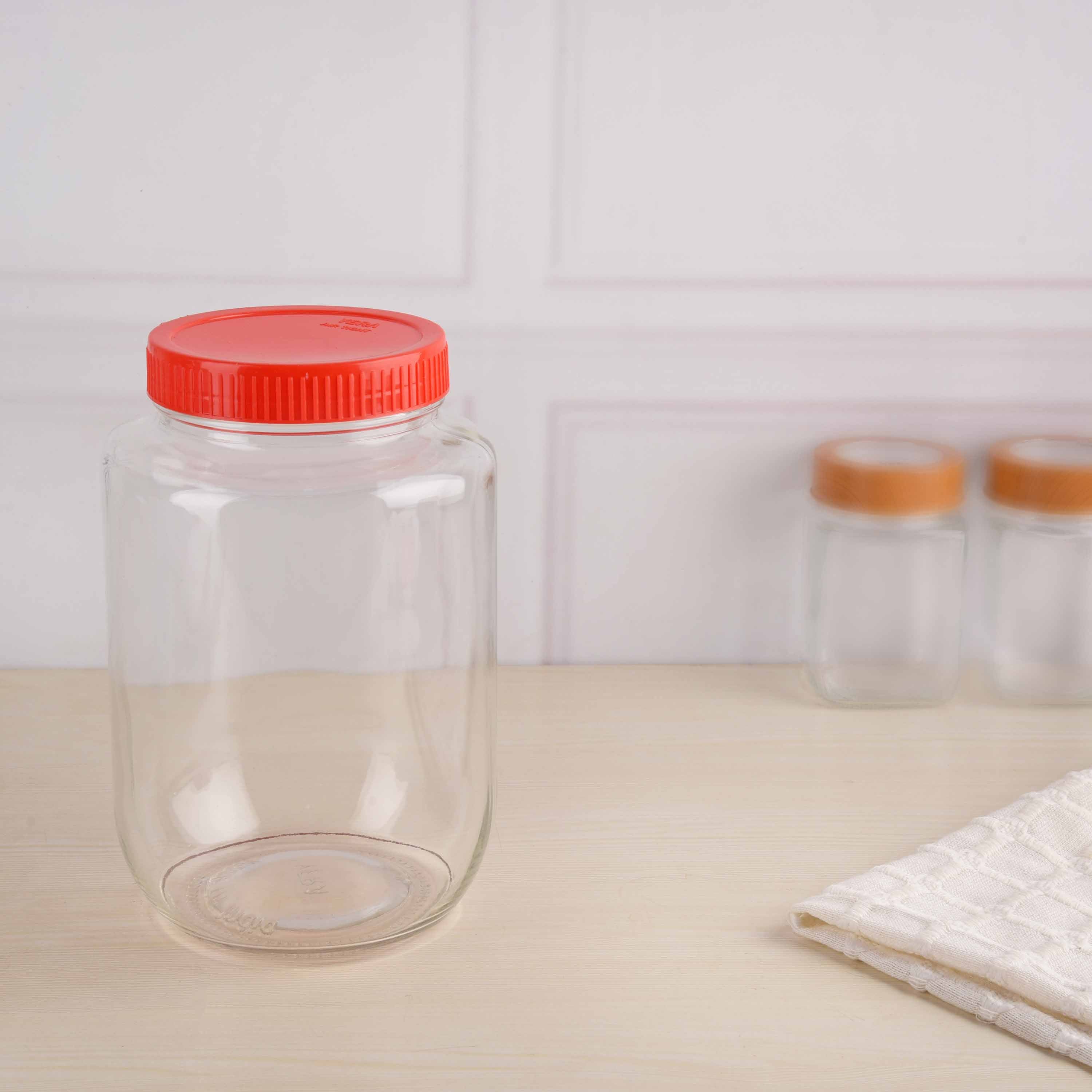YERA Aahar Glass Storage Jars JR-2, 2425ml