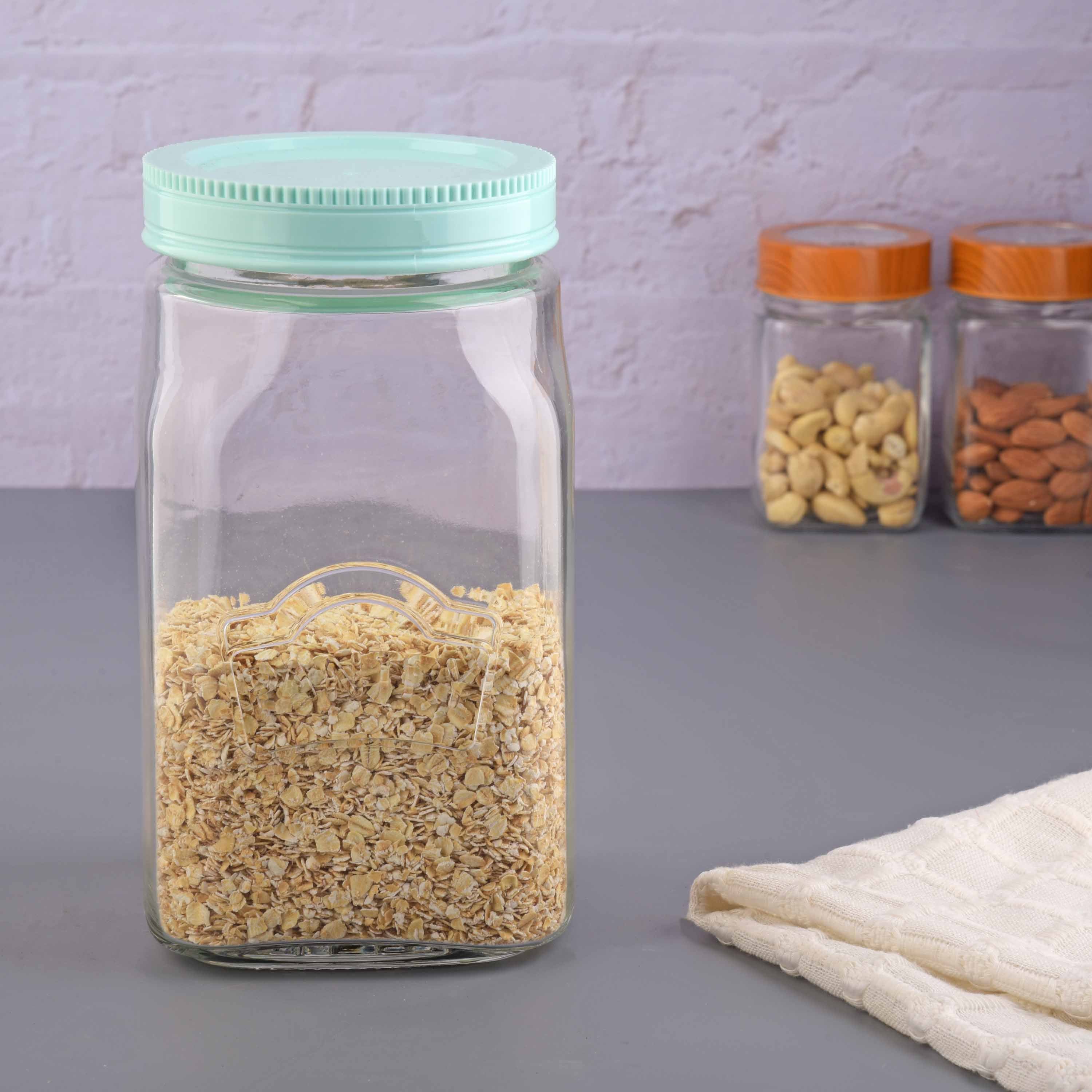 YERA Pantry Glass Storage Jar PJS-2000, 2000ml, 1 Pc Pack – Airtight