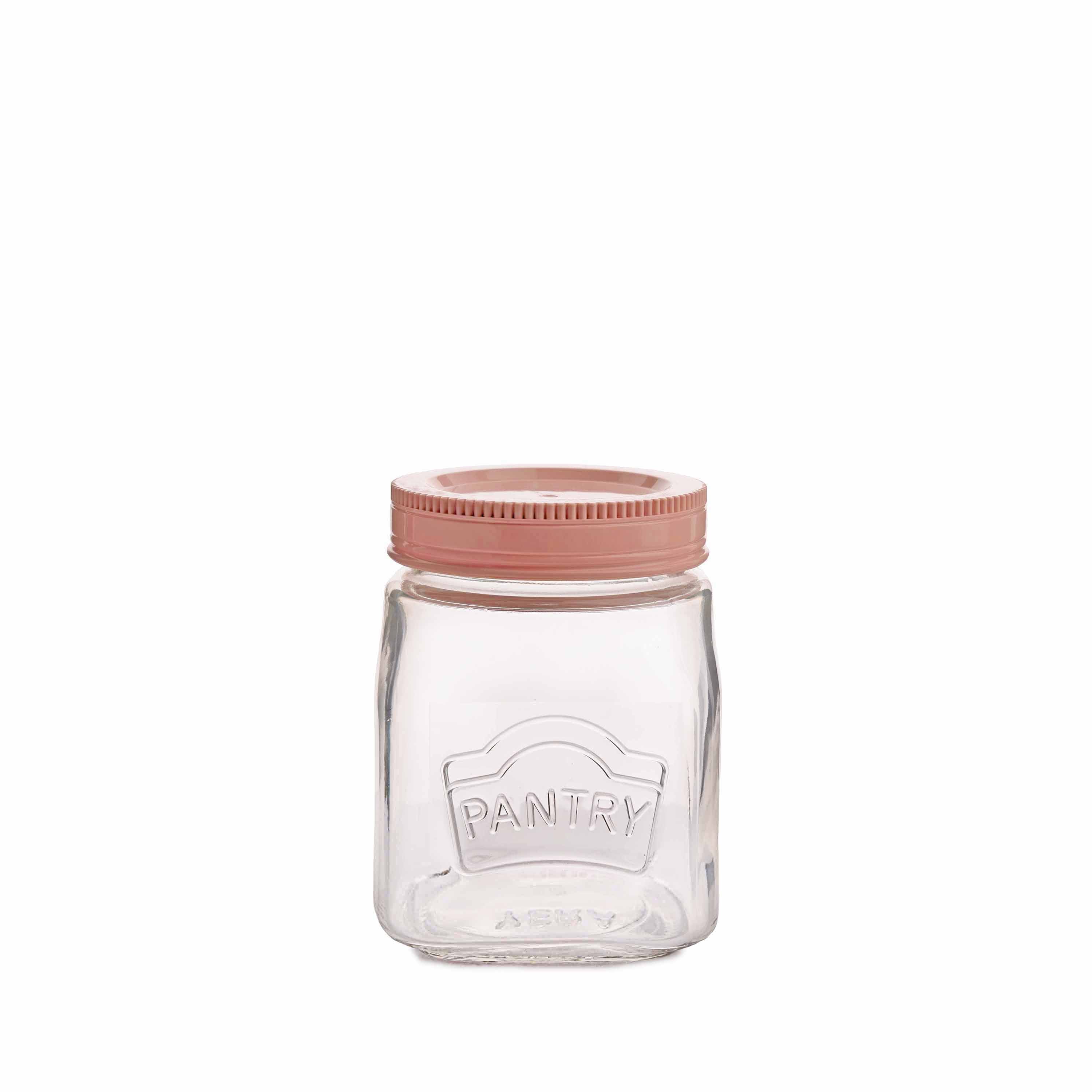 YERA Pantry Glass Storage Jar PJS-550, 300ml, Set of 2 Pack – Airtight Glass Kitchen Storage Jar