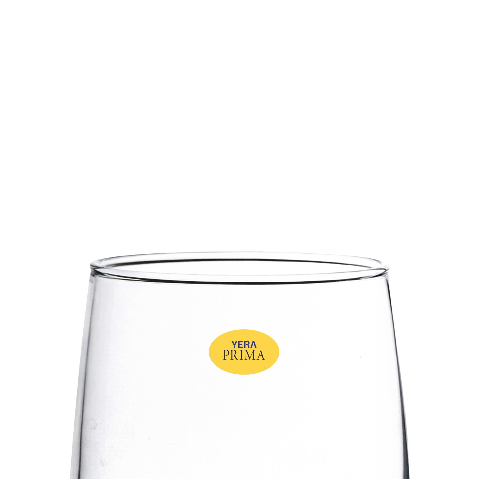 YERA Prima Berlin Plain Glass, 260ml, Set of 6 – Minimalist Glass Tumblers