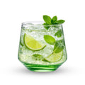 YERA Prima Morocco Green Bar Glass, 300ml, Set of 6 – Premium Color Glassware