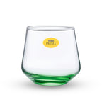 YERA Prima Morocco Green Bar Glass, 300ml, Set of 6 – Premium Color Glassware