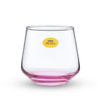 YERA Prima Morocco Pink Bar Glass, 300ml, Set of 6 – Designer Bar Glasses