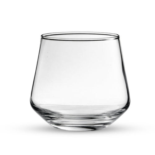 YERA Prima Oak Whiskey Glass, 300ml, Set of 6 – Heavy Base Drinking Glasses