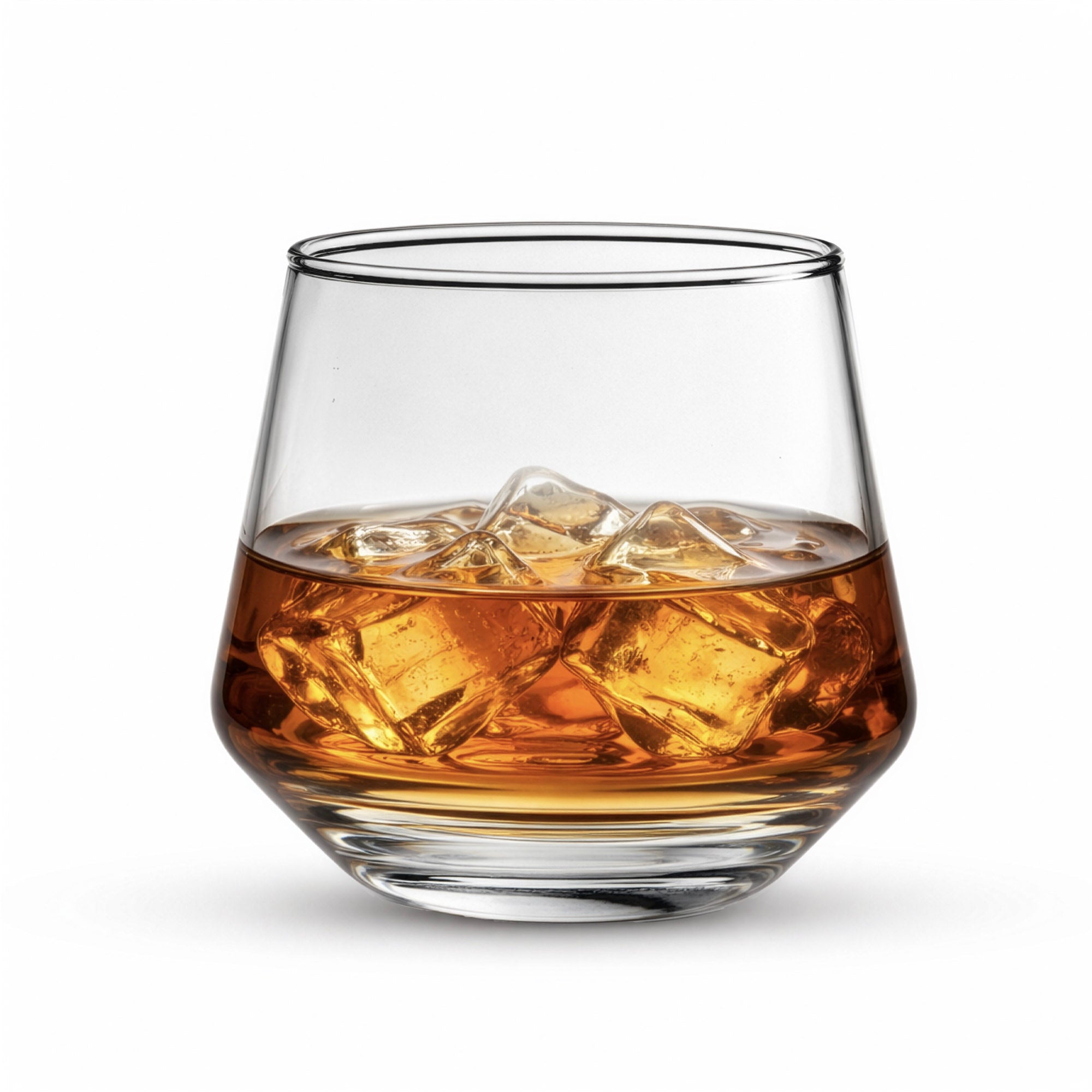 YERA Prima Oak Whiskey Glass, 300ml, Set of 6 – Heavy Base Drinking Glasses