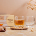 YERA Prima Venice Glass, 300ml, Set of 6 – Elegant Water & Beverage Glasses
