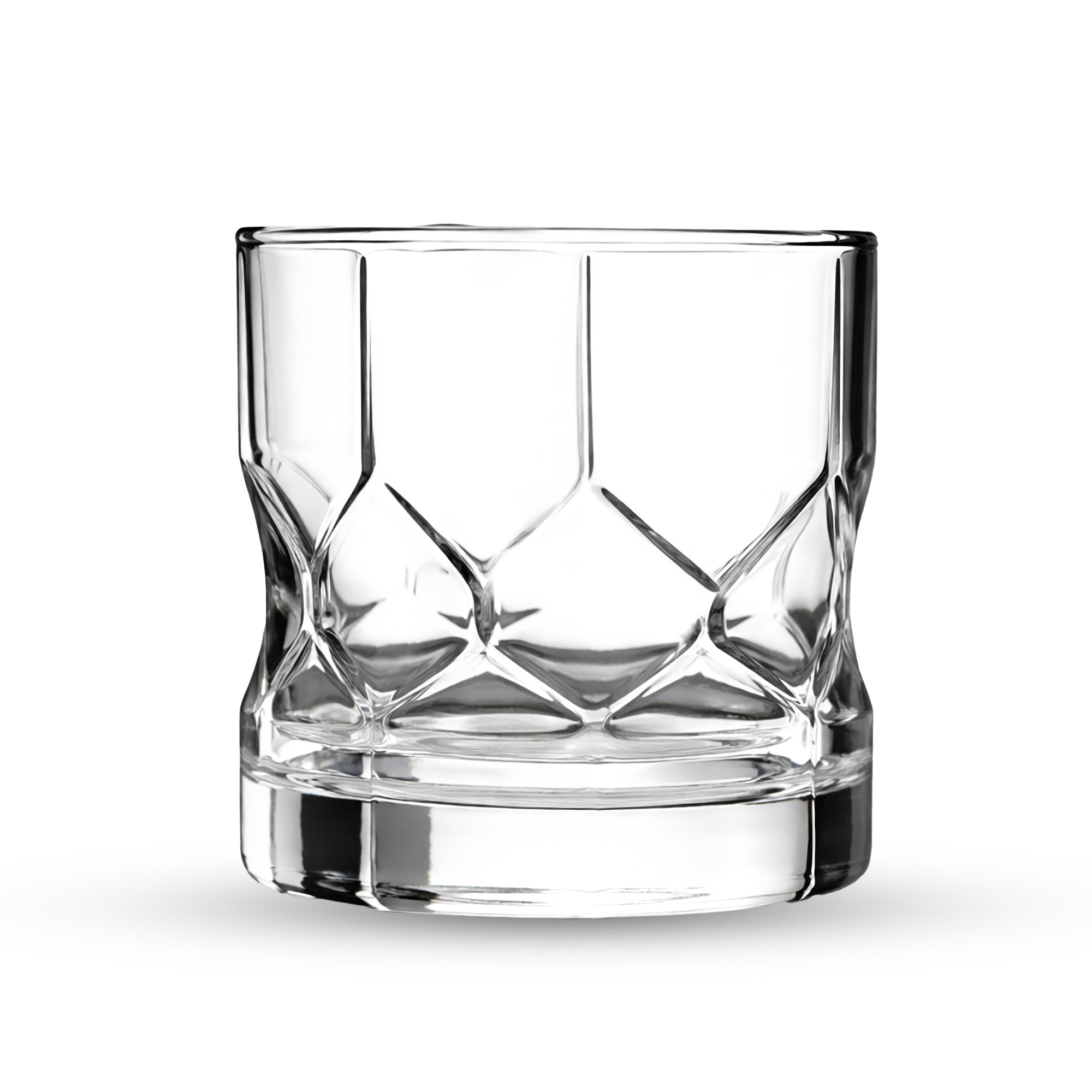 YERA Prima Geneva Whiskey Glass, 285ml, Set of 6 – Classic Whiskey Tumblers