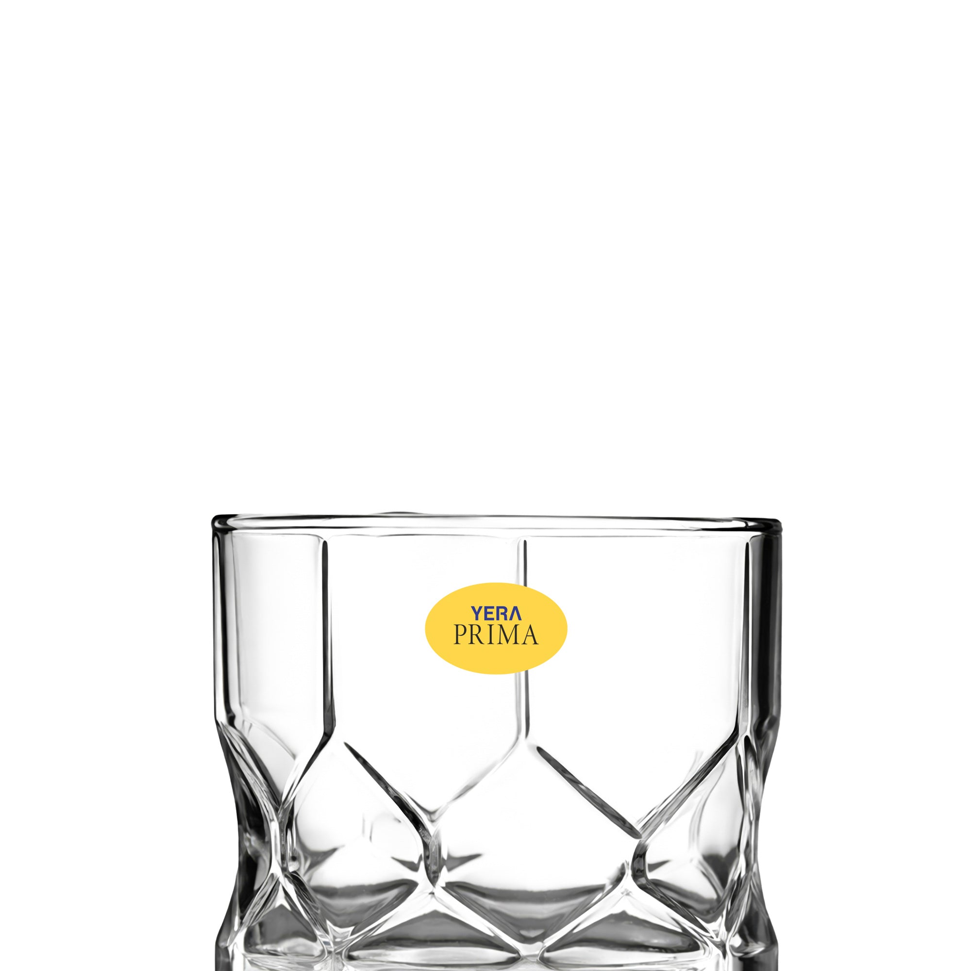 YERA Prima Geneva Whiskey Glass, 285ml, Set of 6 – Classic Whiskey Tumblers