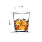 YERA Prima Oak Whiskey Glass, 295ml, Set of 6 – Premium Whiskey & Scotch Glasses