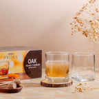 YERA Prima Oak Whiskey Glass, 295ml, Set of 6 – Premium Whiskey & Scotch Glasses