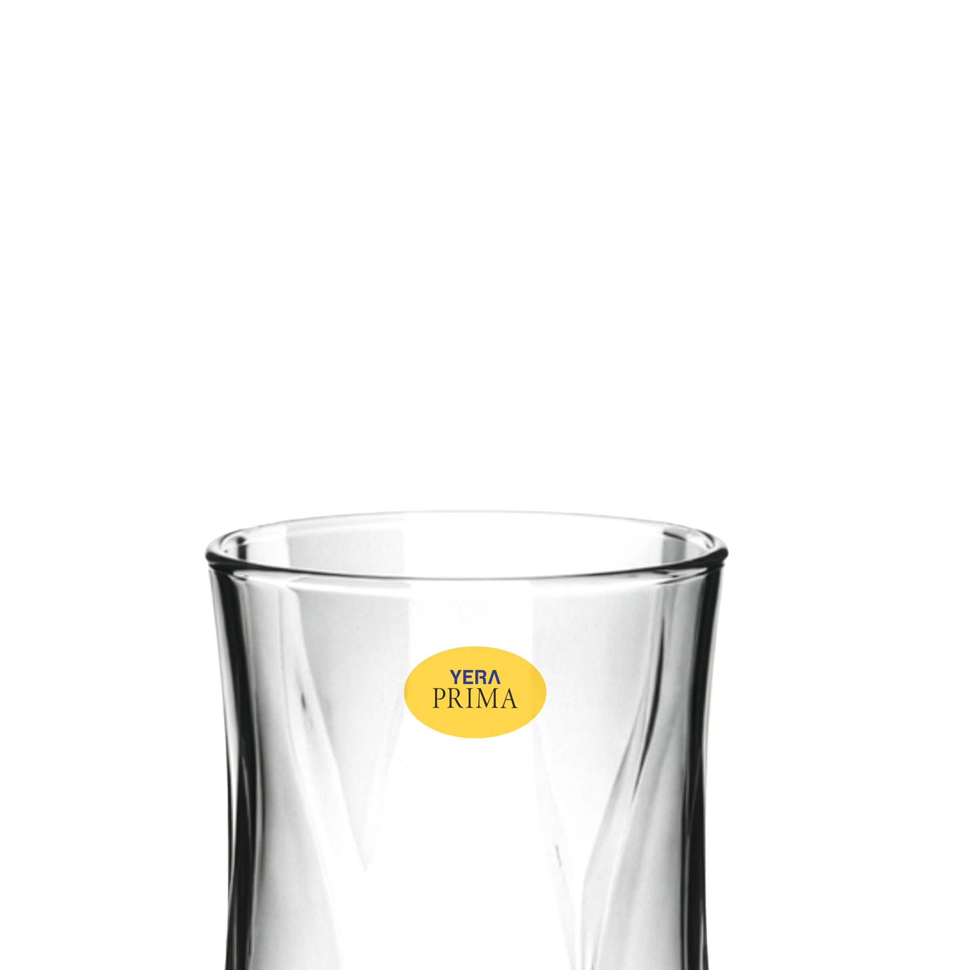 YERA Prima Valentino Glass Tumbler, 220ml, Set of 6 – Premium Tumbler Glass Set