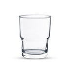 YERA Prima Alwyn Stackable Glass, 215ml, Set of 6 – Space-Saving Stackable Glasses