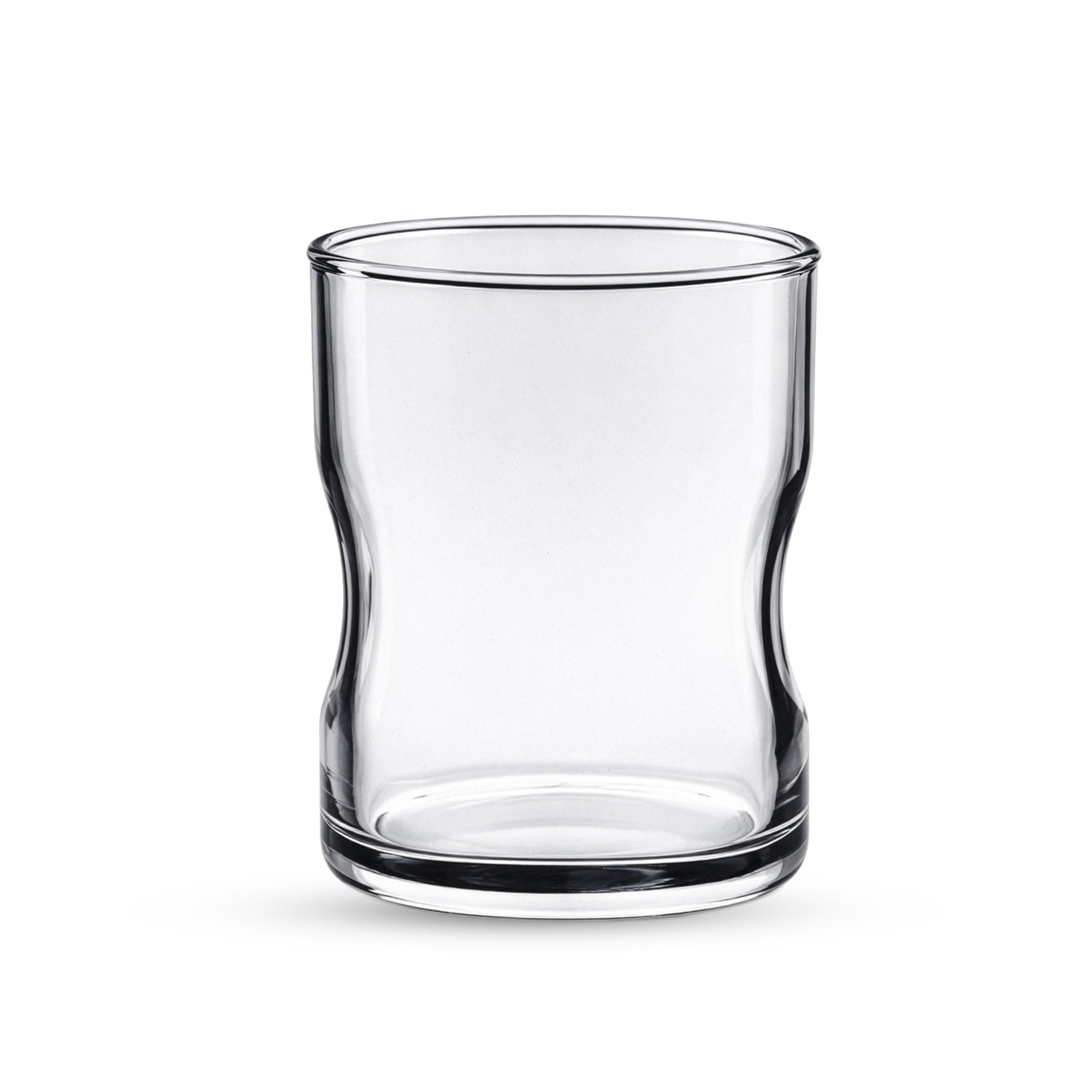 YERA Prima Austin Short Thumb Hold Glass, 245ml, Set of 6 – Easy Grip Drinking Glasses