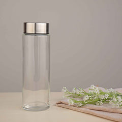 YERA Aqua Bliss Glass Water Bottle WB750 – Plain Water Bottle for Daily Use