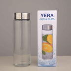 YERA Aqua Bliss Glass Water Bottle WB750 – Plain Water Bottle for Daily Use